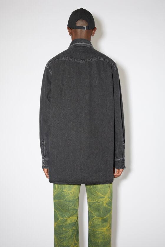 Acne Studios Jeanshemd Mit Knopfleiste