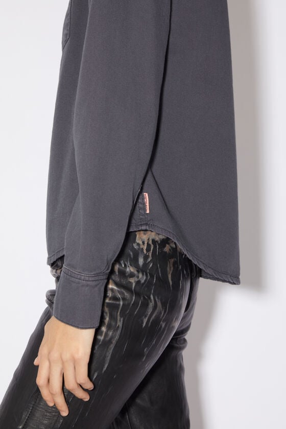 Acne Studios Jeanshemd Mit Knopfleiste