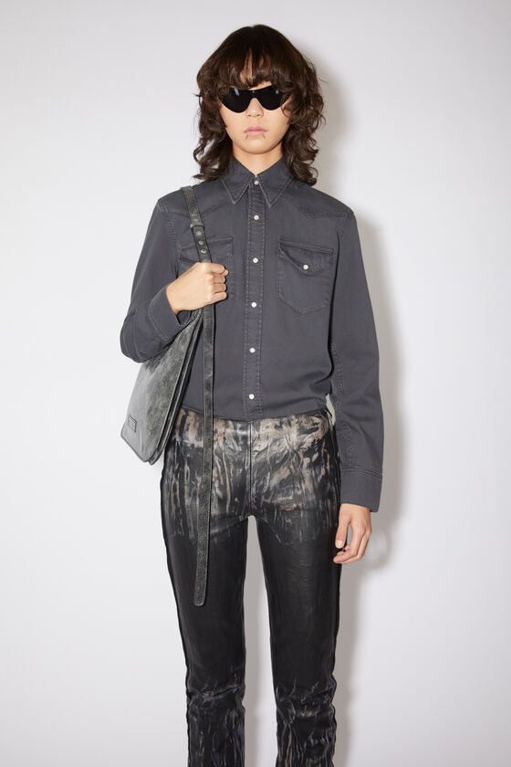 Acne Studios Jeanshemd mit Knopfleiste