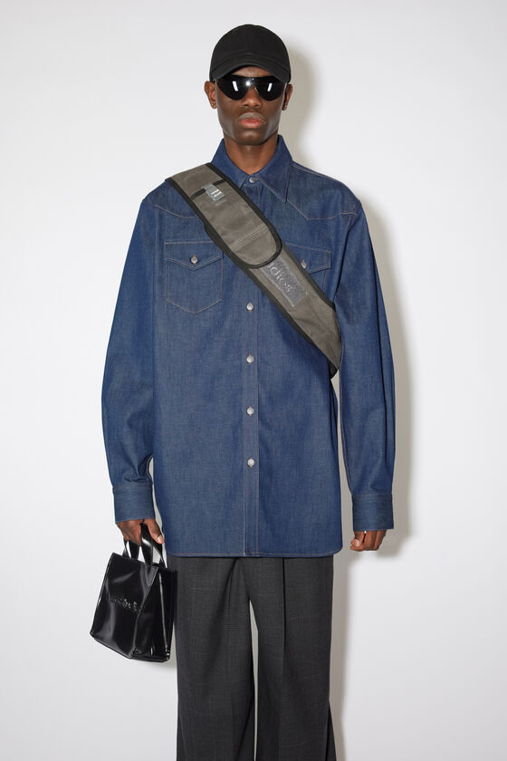 Acne Studios Jeanshemd mit Knopfleiste