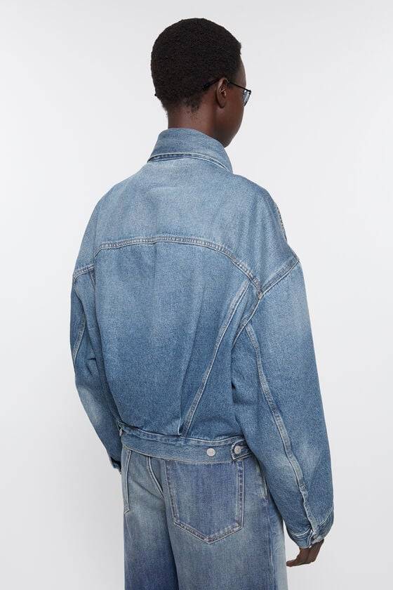 Acne Studios Jeansjacke - Lockere Cropped-Passform