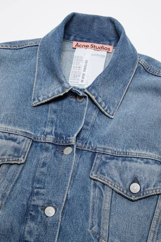 Acne Studios Jeansjacke - Lockere Cropped-Passform