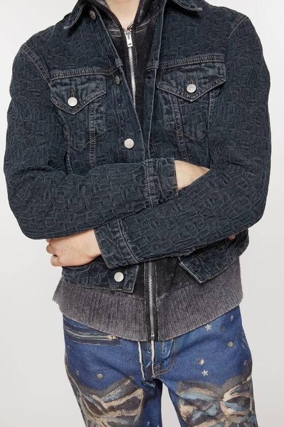 Acne Studios Jeansjacke - Normale Verkürzte Passform
