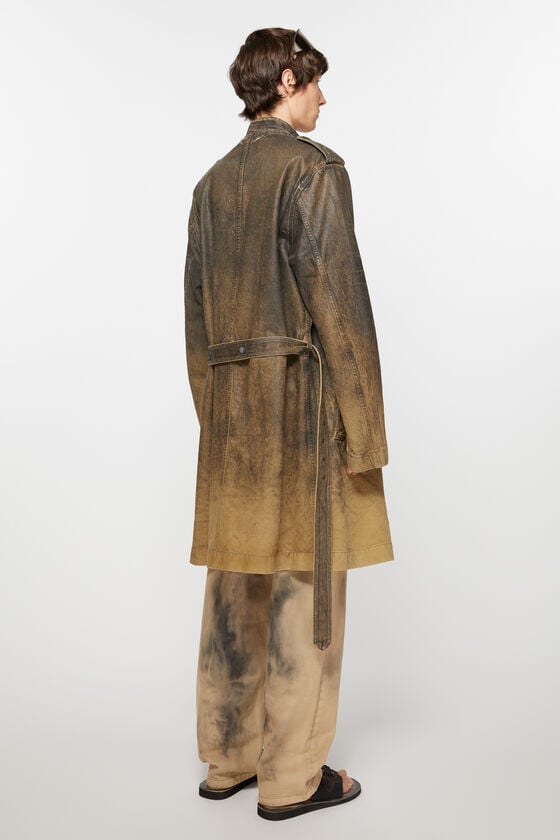 Acne Studios Jeansmantel Mit Gürtel