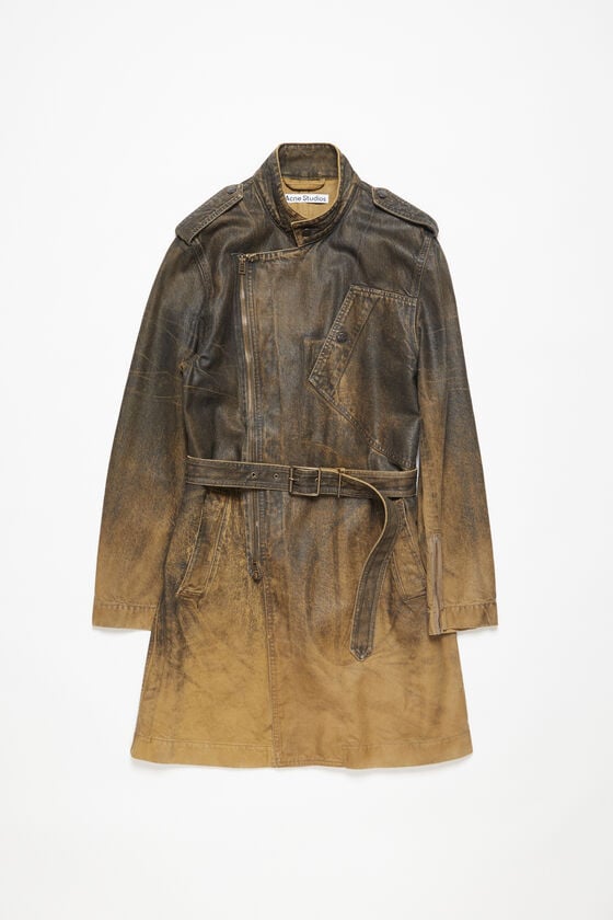 Acne Studios Jeansmantel Mit Gürtel