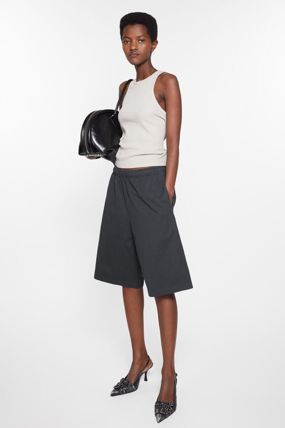 Acne Studios Jerseyshorts Mit Logo-Stempel