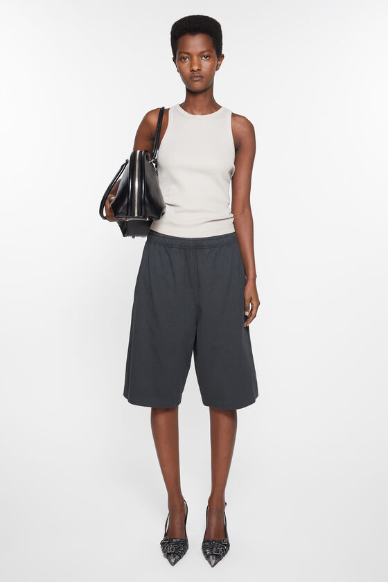 Acne Studios Jerseyshorts mit Logo-Stempel