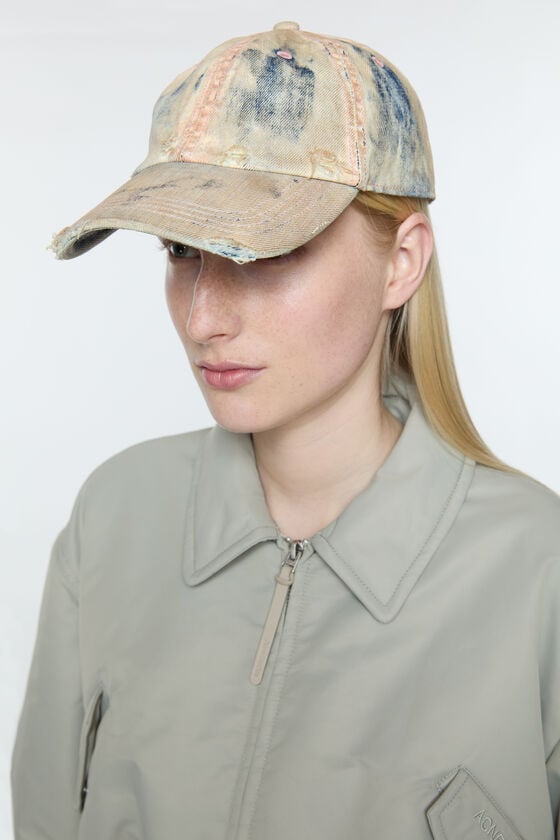 Acne Studios Kappe Aus Beschichtetem Denim