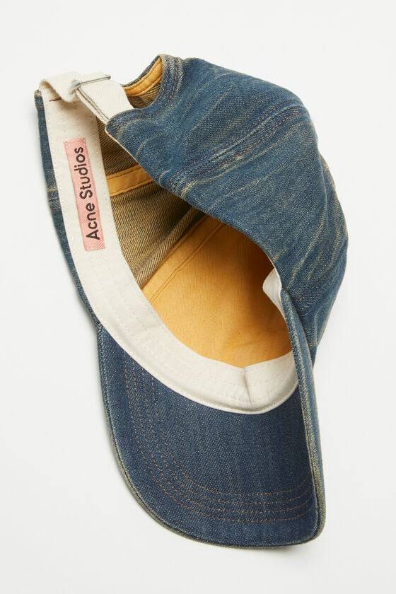Acne Studios Kappe Mit Denim-Logo