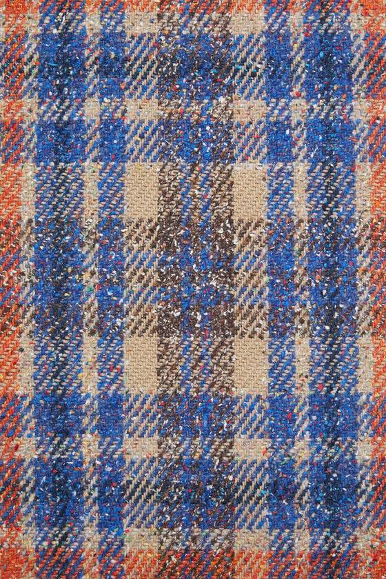 Acne Studios Karierter Fransenschal