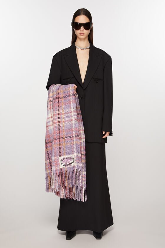 Acne Studios Karierter Oversized-Schal