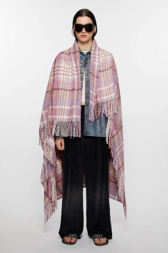 Acne Studios Karierter Oversized-Schal