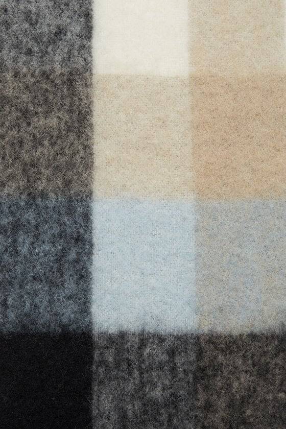 Acne Studios Karierter Schal Aus Mohair