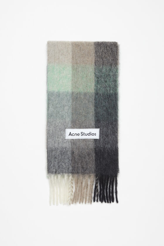 Acne Studios Karierter Schal aus Mohair