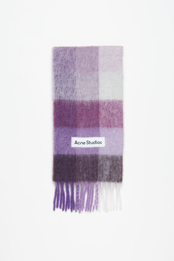 Acne Studios Karierter Schal aus Mohair