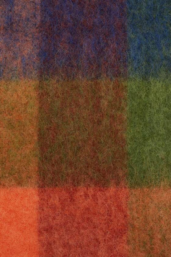 Acne Studios Karierter Schal Aus Mohair