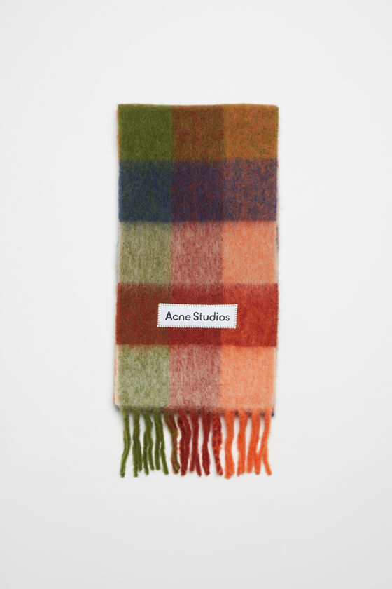 Acne Studios Karierter Schal aus Mohair
