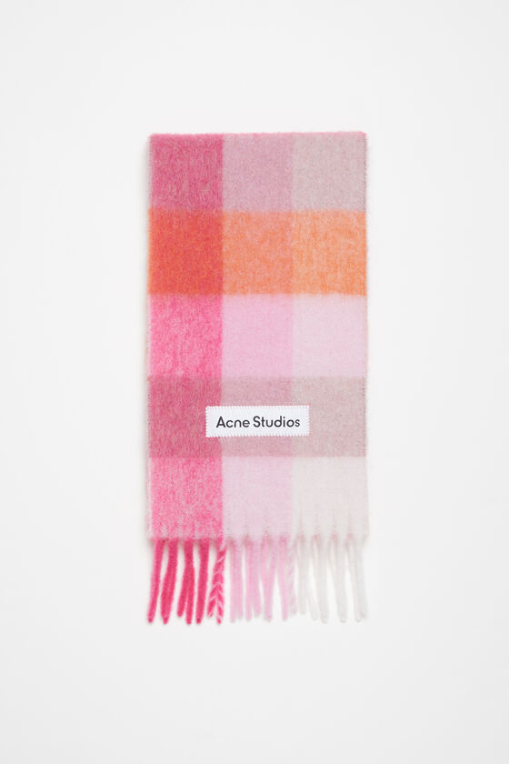 Acne Studios Karierter Schal aus Mohair