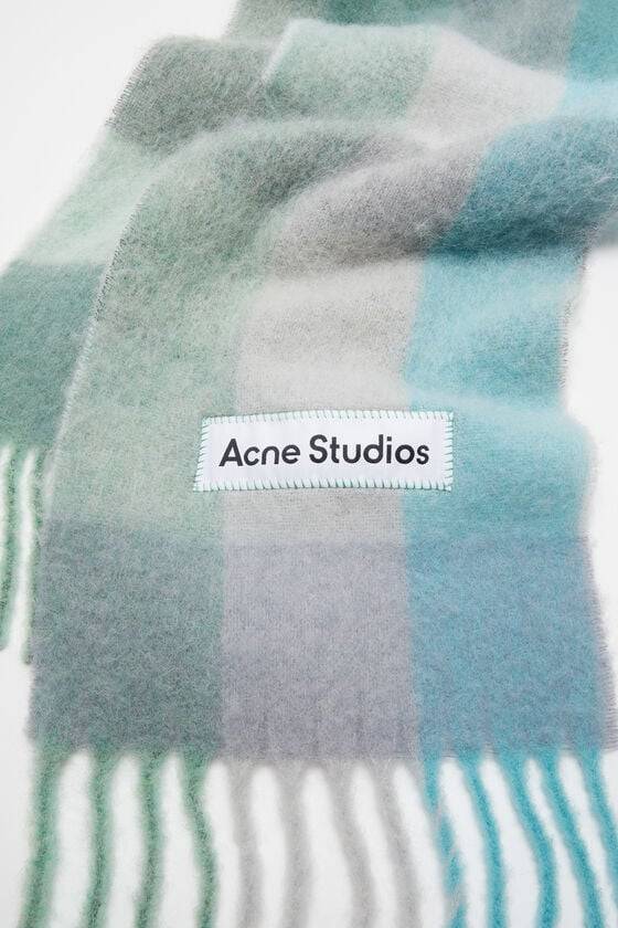 Acne Studios Karierter Schal Aus Mohair
