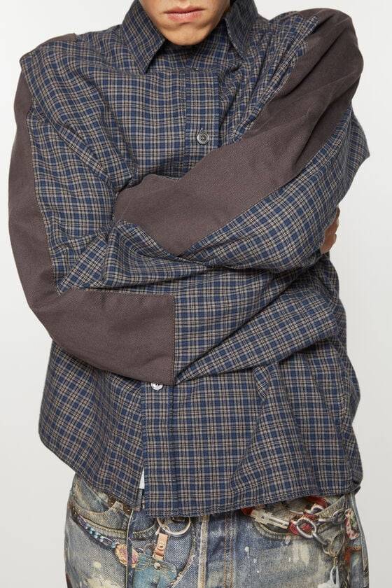 Acne Studios Kariertes Hemd Mit Knöpfen