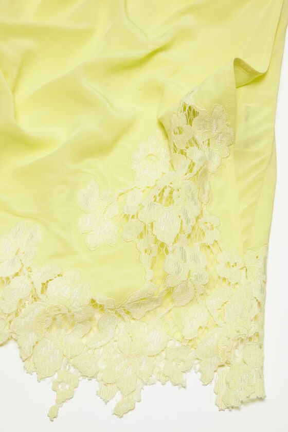 Acne Studios Kleid Mit Spitzenbesatz