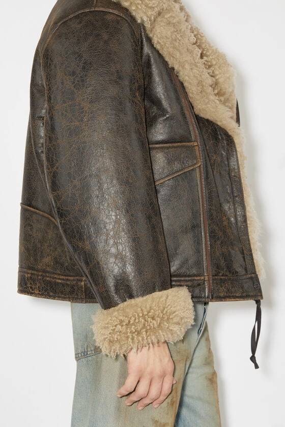 Acne Studios Lammfelljacke