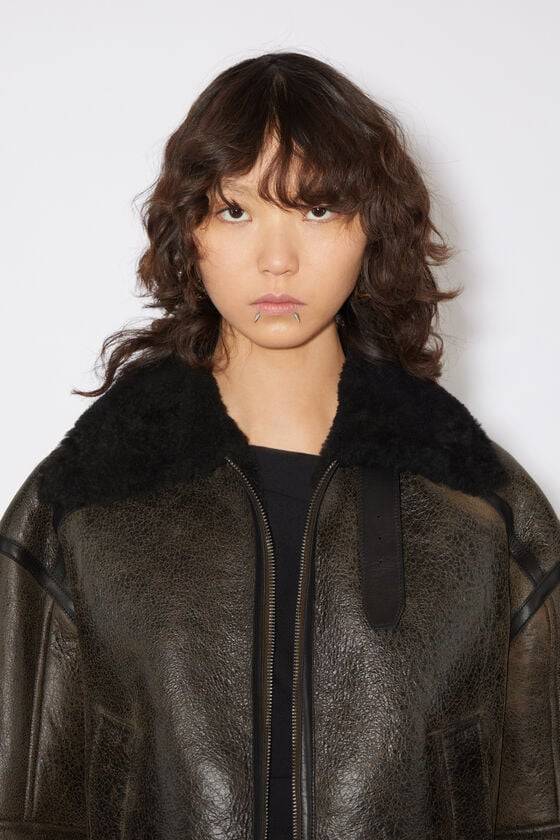 Acne Studios Lammfelljacke