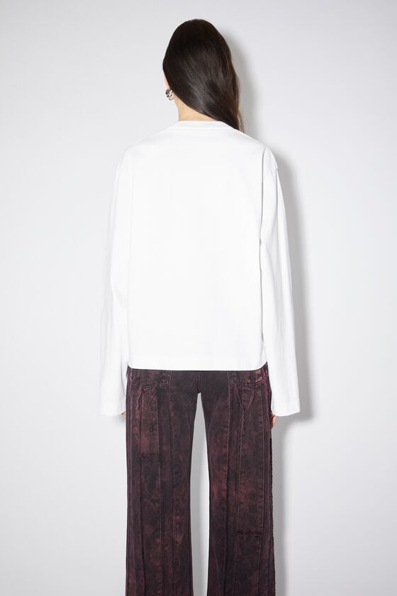 Acne Studios Langärmliges Logo-T-Shirt
