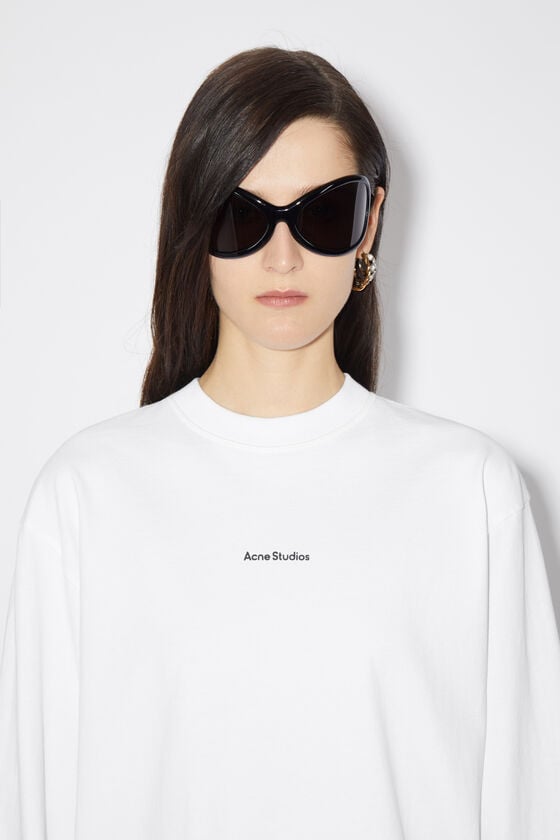 Acne Studios Langärmliges Logo-T-Shirt