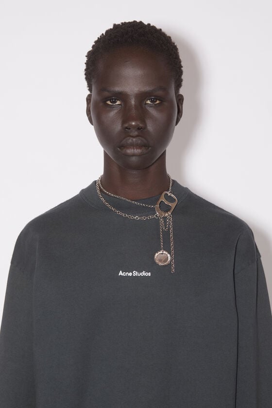 Acne Studios Langärmliges Logo-T-Shirt