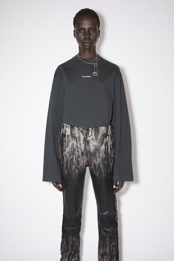 Acne Studios Langärmliges Logo-T-Shirt