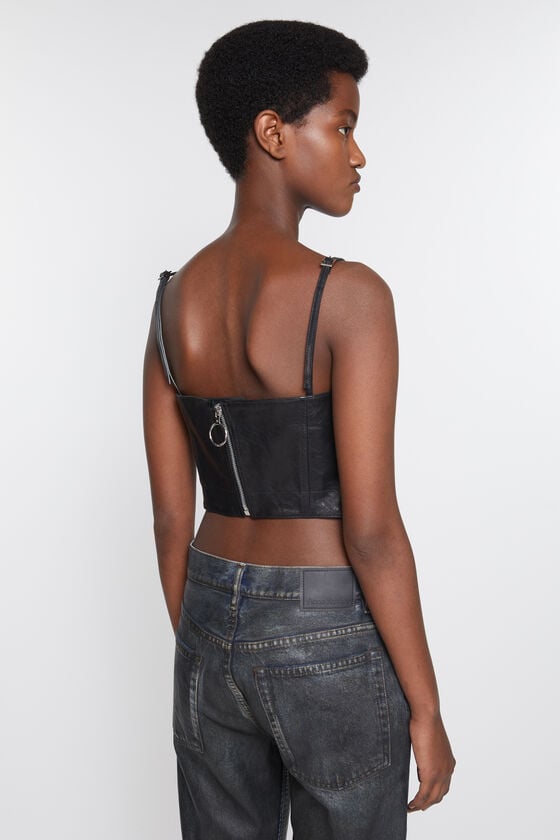 Acne Studios Leather Bustier Top Laufsteg-Show