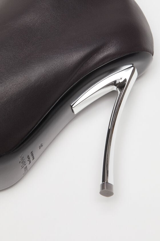 Acne Studios Leather Zip Heels Laufsteg-Show