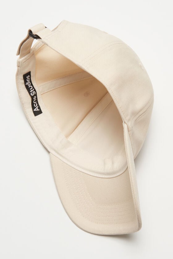 Acne Studios Leder Face-Patch Kappe