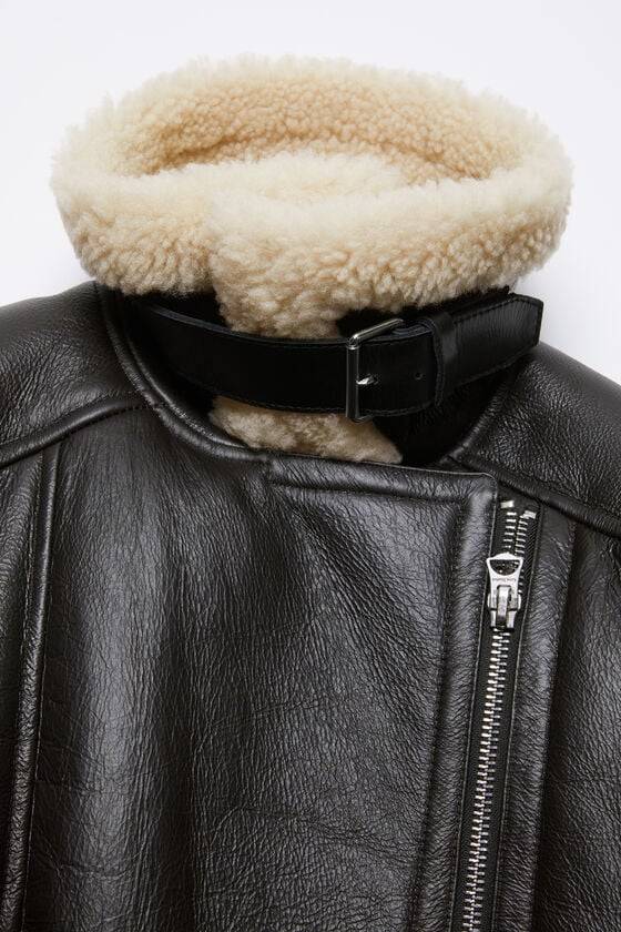 Acne Studios Lederjacke Mit Shearling