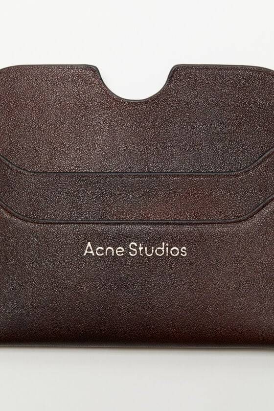 Acne Studios Ledernes Karten-Etui