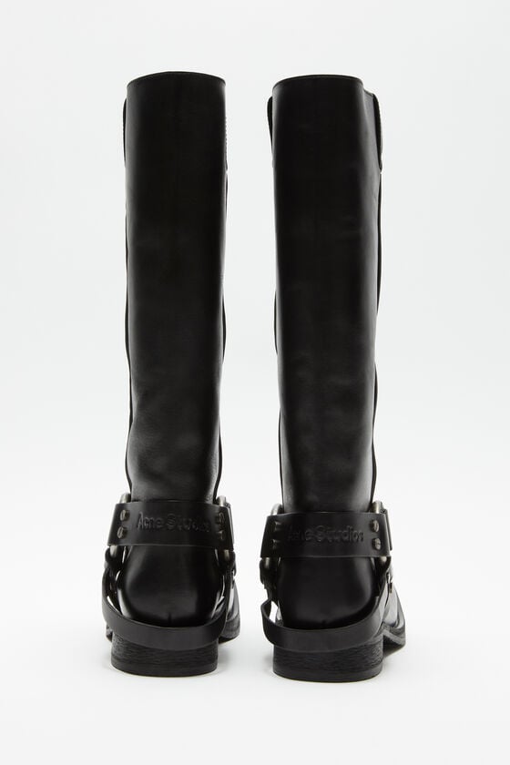 Acne Studios Lederstiefel Mit Schnalle
