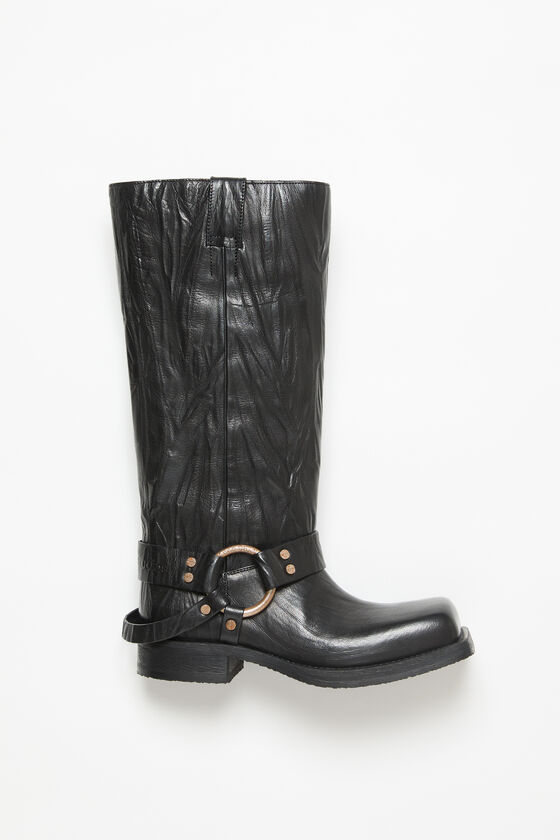 Acne Studios Lederstiefel mit Schnalle