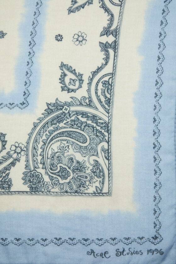 Acne Studios Leichter Wollschal Mit Print