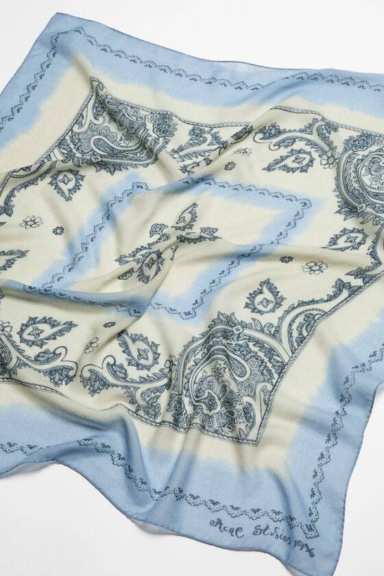 Acne Studios Leichter Wollschal Mit Print