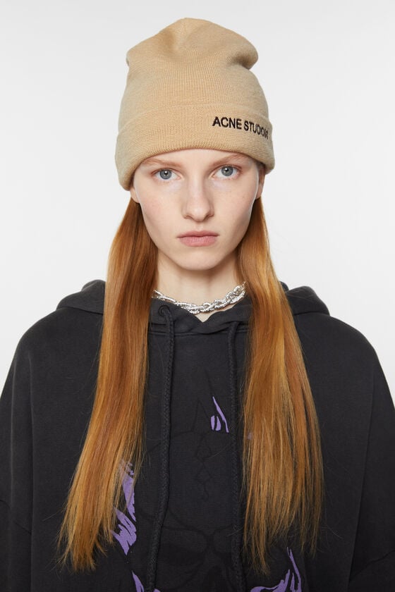 Acne Studios Logo Beanie