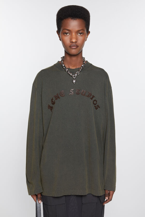 Acne Studios Logo-Langarm-T-Shirt
