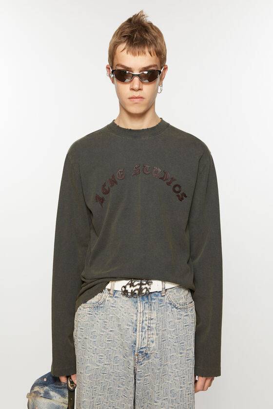 Acne Studios Logo-Langarm-T-Shirt