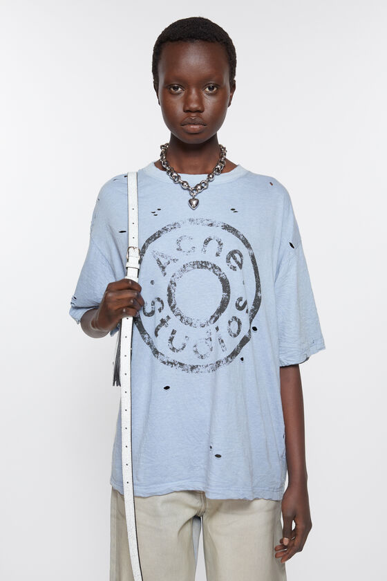 Acne Studios Logo-T-Shirt – lockere Passform
