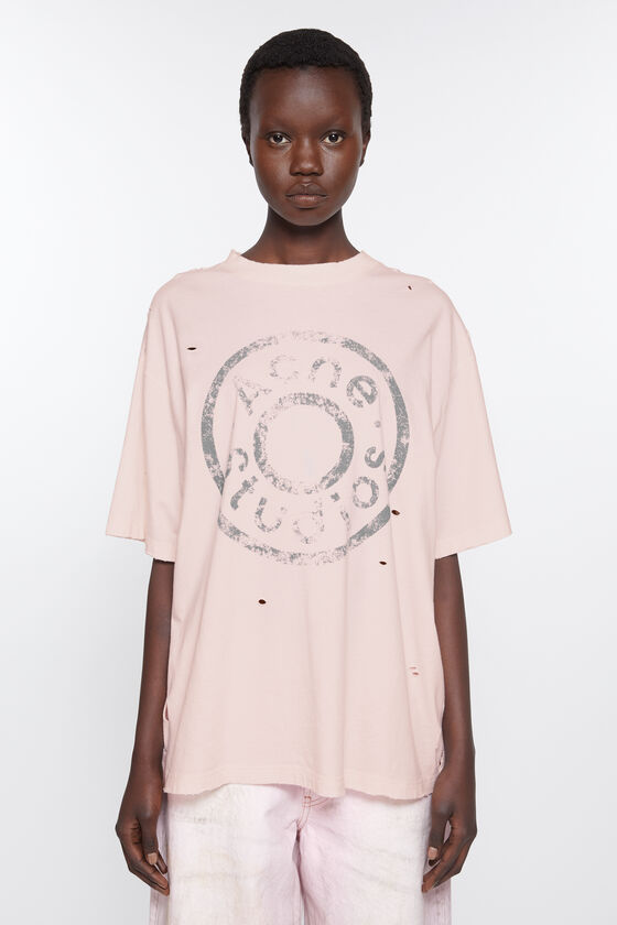 Acne Studios Logo-T-Shirt – lockere Passform