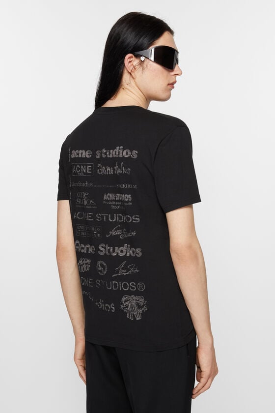 Acne Studios Logo-T-Shirt – Lockere Passform