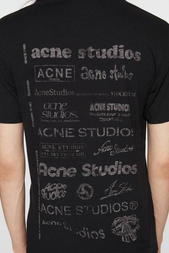 Acne Studios Logo-T-Shirt – Lockere Passform