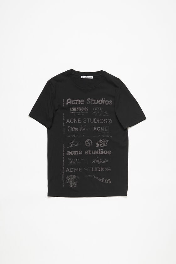 Acne Studios Logo-T-Shirt – Lockere Passform