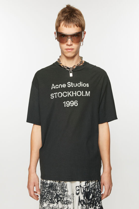 Acne Studios Logo-T-Shirt – lockere Passform Acne Studios Logo-T-Shirt – lockere Passform