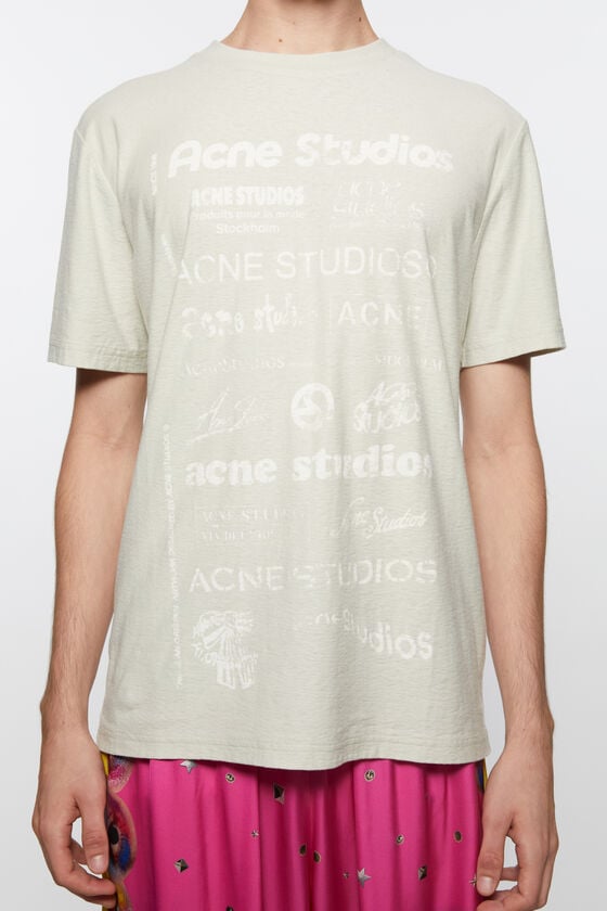 Acne Studios Logo-T-Shirt – Lockere Passform